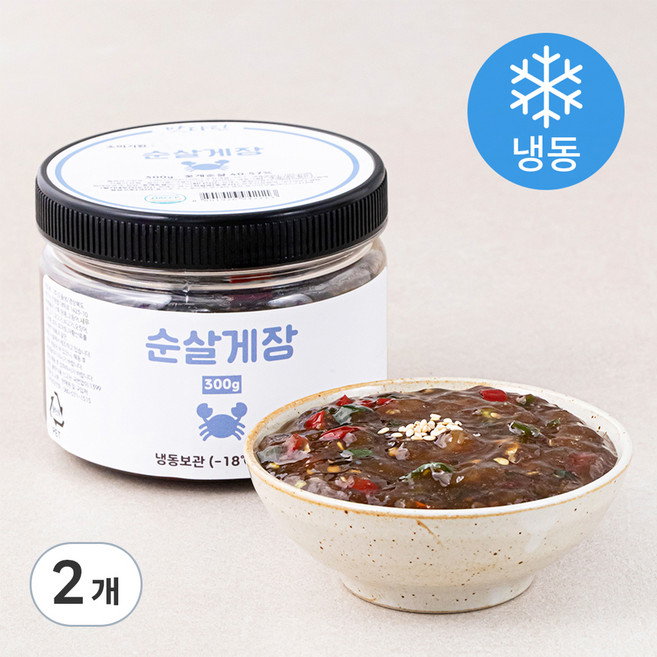 맛다린 순살 간장게장 (냉동), 300g, 2개