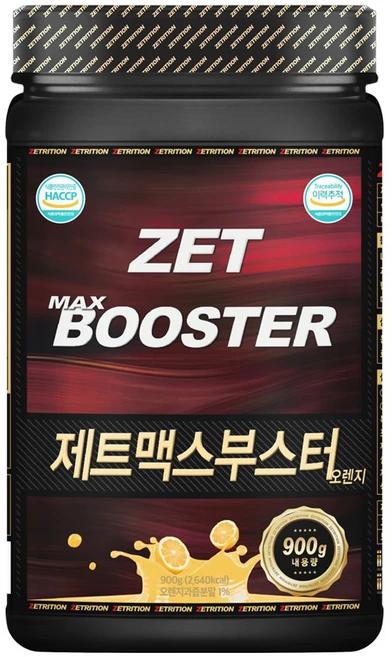 제트리션 제트맥스부스터 오렌지, 900g, 1개 - 쿠팡