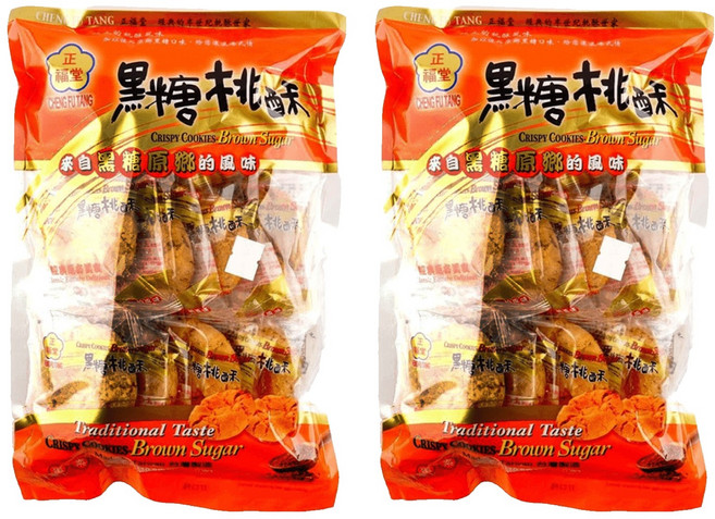 正福堂 黑糖桃酥, 300g, 2袋