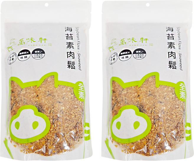 萬味軒 海苔素肉鬆, 300g, 2包