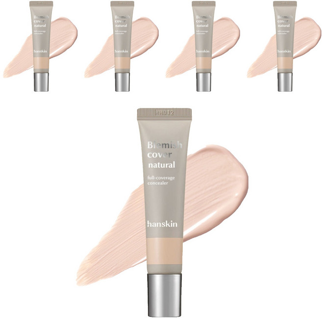 한스킨 블레미쉬 커버 컨실러 12g, 5개, 내추럴