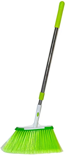 幸福草伸縮彈力掃把 30 x 108 x 2.5cm, 1支, 綠色