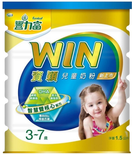 Fernleaf 豐力富 WIN 4號資穎兒童奶粉, 1.5kg, 1罐