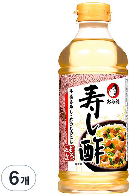 오타후쿠 스시스 초밥용 식초, 6개, 500ml