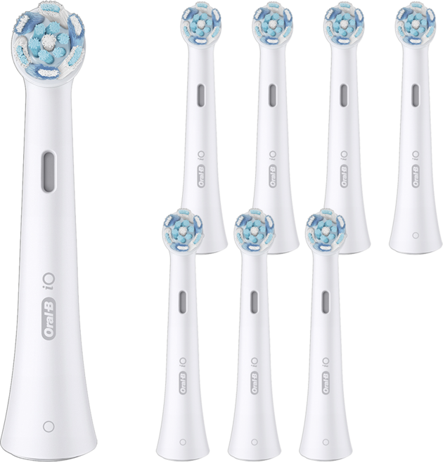 Oral-B iO 電動牙刷 Refillmo Ultimate Clean White, 單品, 8支