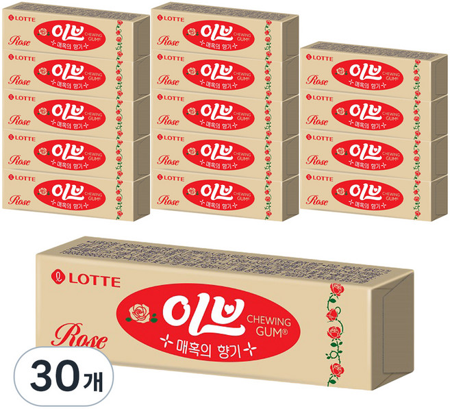 롯데웰푸드 이브로즈, 26g, 30개