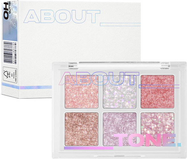 어바웃톤 오마이 글리터 팝 아이섀도, 02 마이:페어리, 1개