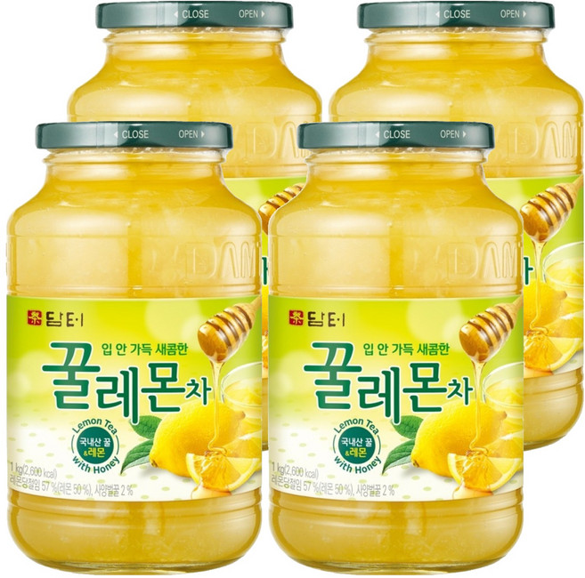 담터 꿀레몬차, 1kg, 1개입, 4개