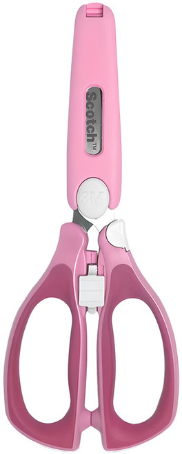 3M Scotch 可拆式寶寶食物剪刀 抗菌 可水洗 超潔淨, 粉色, 1支