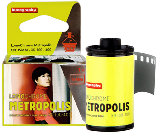 로모그래피 로모크롬 메트로폴리스 필름 35mm, ISO100-400, 1개
