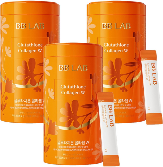비비랩 글루타치온 콜라겐W 30p, 60g, 3개