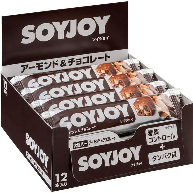 soyjoy 大豆營養棒 杏仁巧克力口味, 30g, 1盒