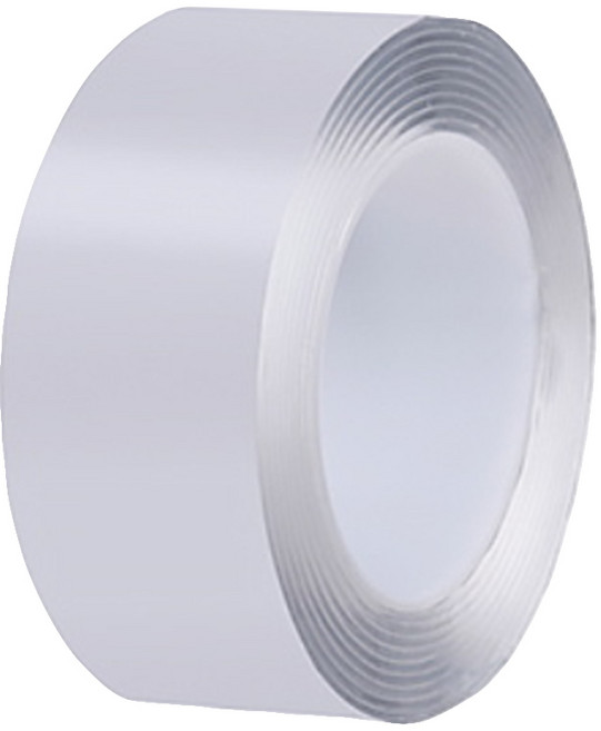 透明無痕雙面膠帶 厚2mm 寬3cm 長3m PET材質 壁虎固定用, 1組