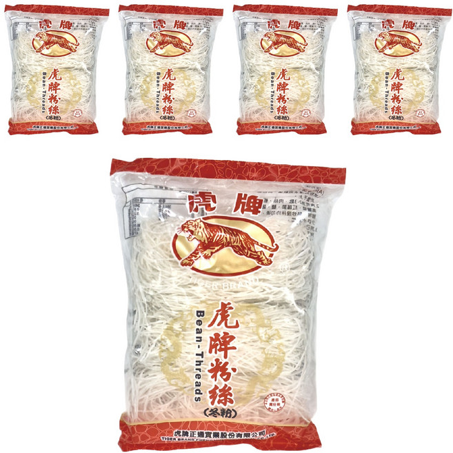 TIGER FOOD 虎牌 粉絲冬粉, 110g, 5包