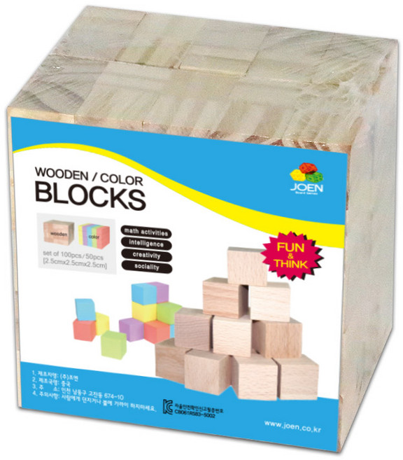 조엔 쌓기나무 100p, 1개