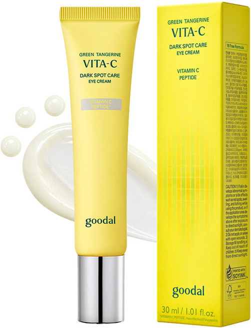 goodal 青橘維他命C亮白護理眼霜, 1個, 30ml
