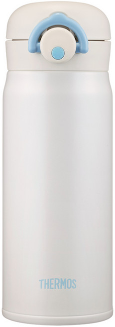 써모스 마이 디자인 보틀 원터치 타입 JNR-400K + 스티커 랜덤발송, 크림화이트, 400ml, 1세트