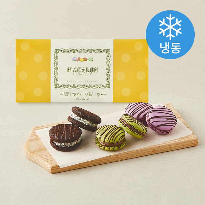 NEW! 우리아이 빅 마카롱 만들기 6종 세트 250g (냉동), 1세트
