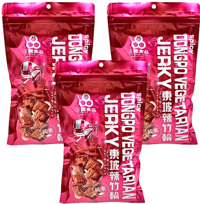 三陽食品 東坡辣竹輪, 220g, 3包