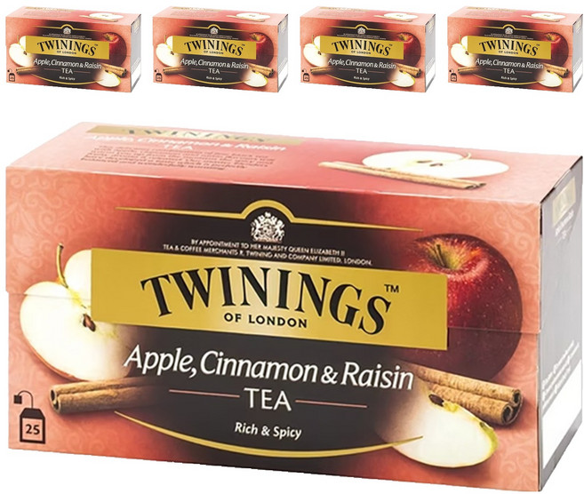 TWININGS 唐寧茶 異國香蘋茶, 2g, 25包, 5盒