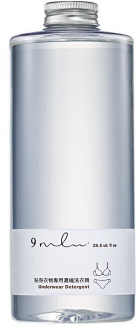 ml the Max of Life 貼身衣物專用濃縮洗衣精 73 x 73 x 172mm 9ml, 750ml, 750g, 1瓶