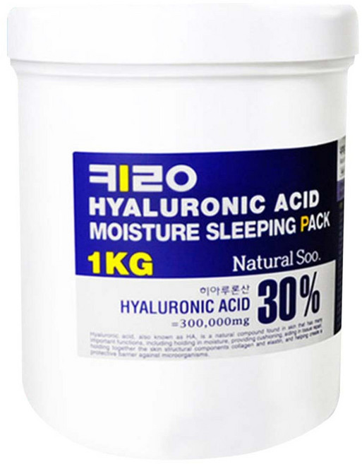 KIROCOS 玻尿酸保濕晚安面膜, 1000g, 1罐