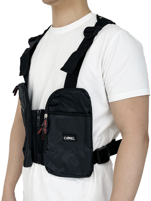 씨티라이프카멜 남성용 메쉬 쿨 멀티 조끼