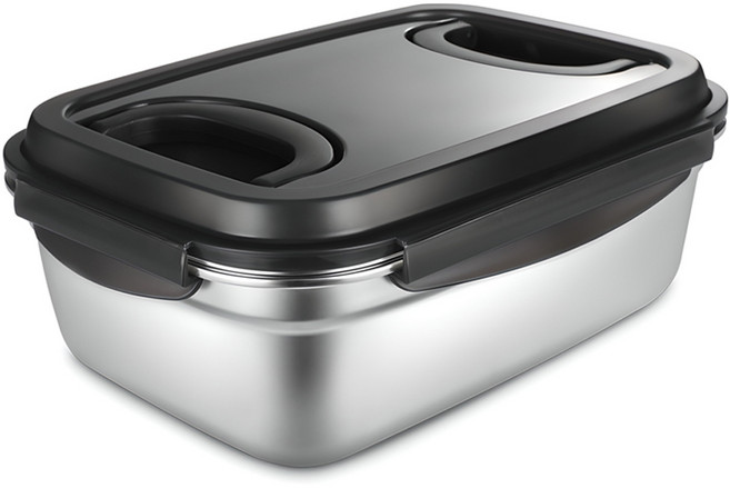 까사베니 연마제 없는 스테인레스 김치통, 5.5L, 1개