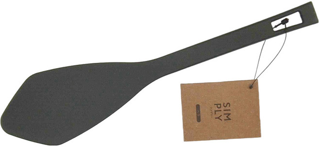 SIMPLY 日本製 尼龍廚具 炒鏟 37g, 黑色, 1支