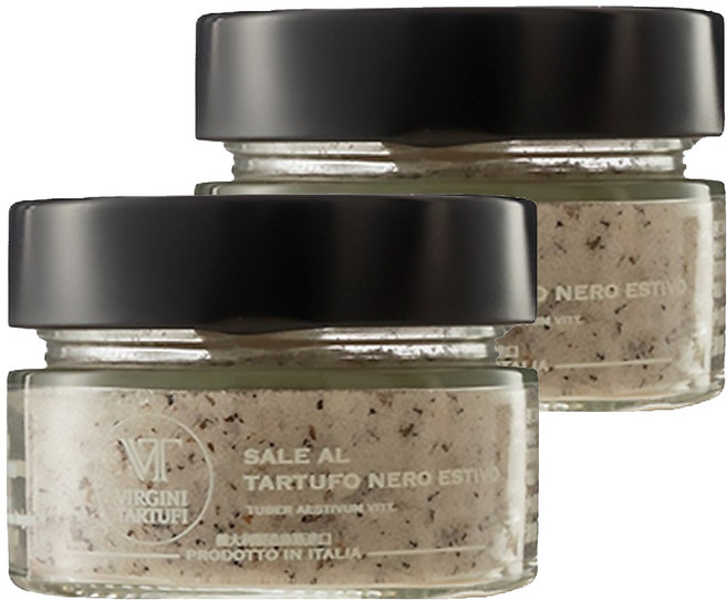 VIRGINI TARTUFI 夏季黑松露鹽, 120g, 2罐