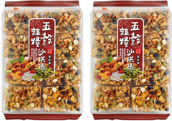 Chiao-E 巧益 五穀堅果沙其瑪, 320g, 2袋