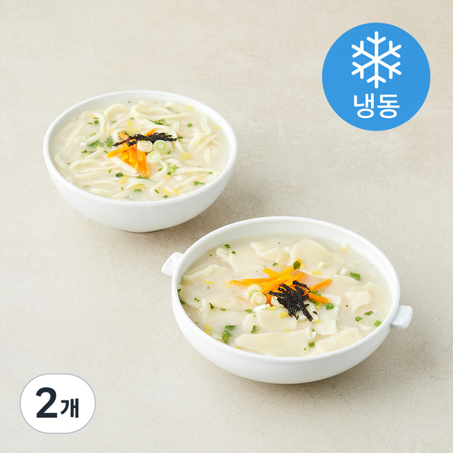 고래주방 할매손 칼국수와 수제비 4인분 (냉동), 852g, 2개