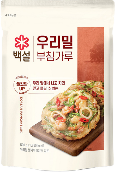 백설 우리밀 부침가루, 1개, 500g