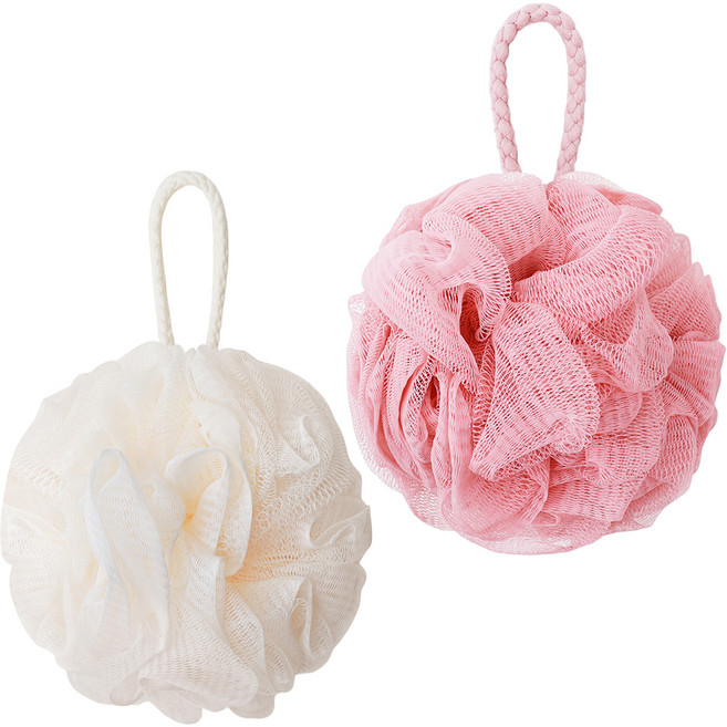 페르노엘 촘촘하고 부드러운 걸이형 버블 샤워볼 세트, 혼합D, 2개입, 1개