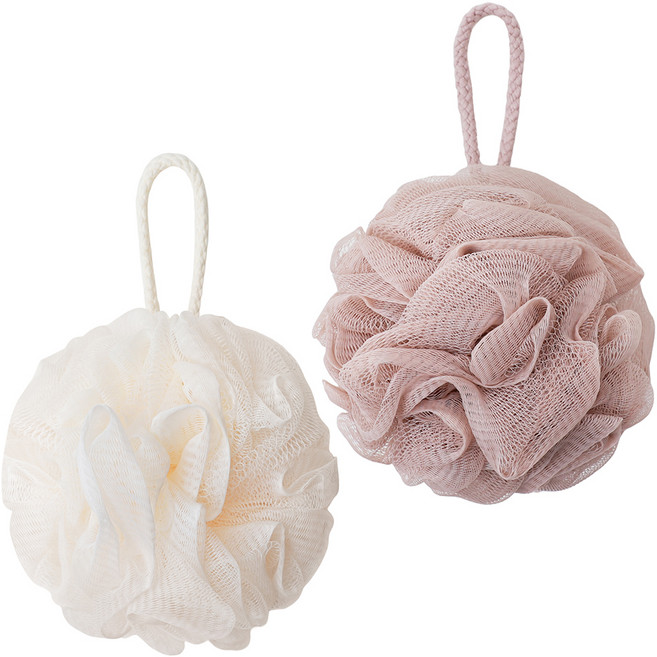 페르노엘 촘촘하고 부드러운 걸이형 버블 샤워볼 세트, 혼합B, 2개입, 1개