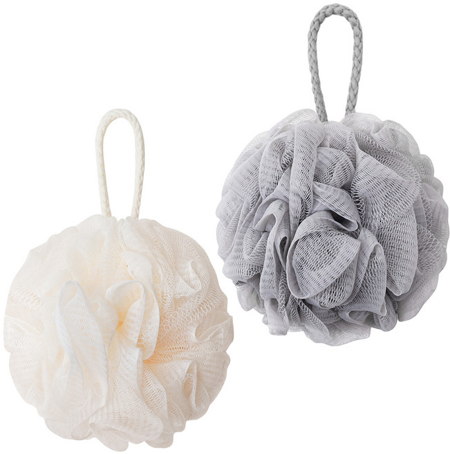 페르노엘 촘촘하고 부드러운 걸이형 버블 샤워볼 세트, 혼합A, 2개입, 1개