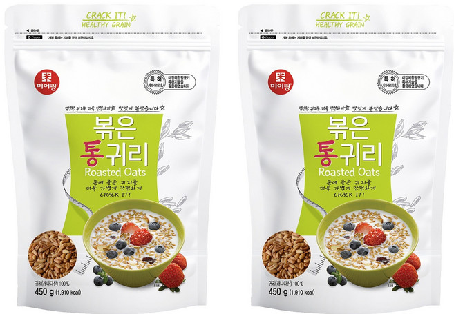 두보식품 볶은 통귀리, 2개, 450g
