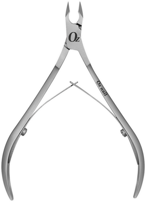 오즈네일 세미 프로 네일 니퍼, 실버, 1개