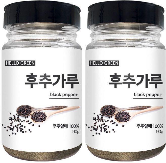 헬로우그린 후추 가루, 90g, 2개