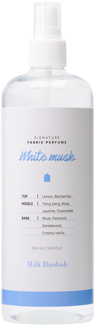 밀크바오밥 시그니처 섬유 향수, 500ml, 1개, 화이트머스크