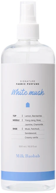 밀크바오밥 시그니처 섬유 향수, 500ml, 1개, 화이트머스크 - 쿠팡
