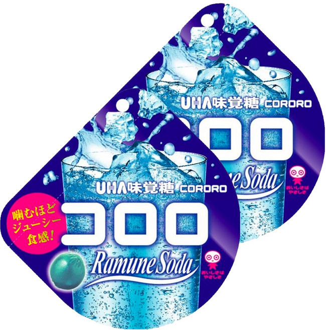 UHA 味覺糖 酷露露Q糖 汽水味, 40g, 2包