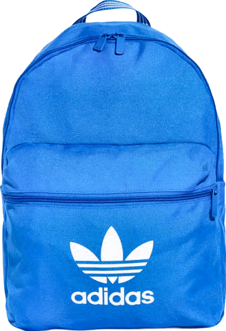 adidas 愛迪達 ADICOLOR BACKPK 後背包, 藍色 + 白色, 1個