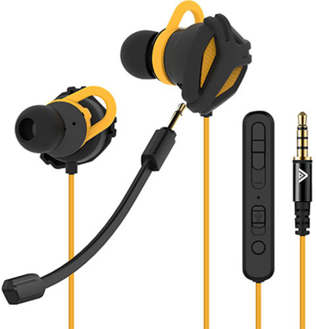 사운드판다 게이밍 이어폰 SPE-G9 Light YELLOW