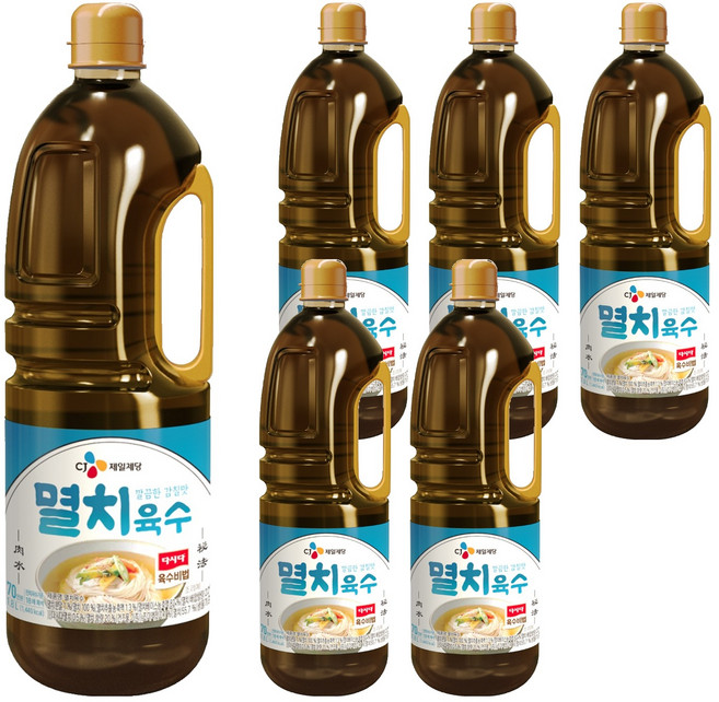 다시다 멸치육수, 1.8L, 6개