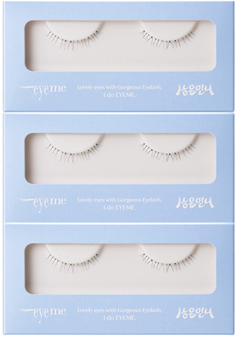 피카소 아이미 상은언니 인조 속눈썹 U21호 언더, 3개