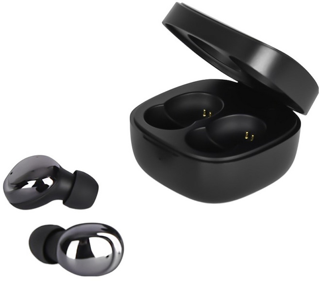 펭카 커널형 버즈 무선 이어폰, PB1004, 블랙