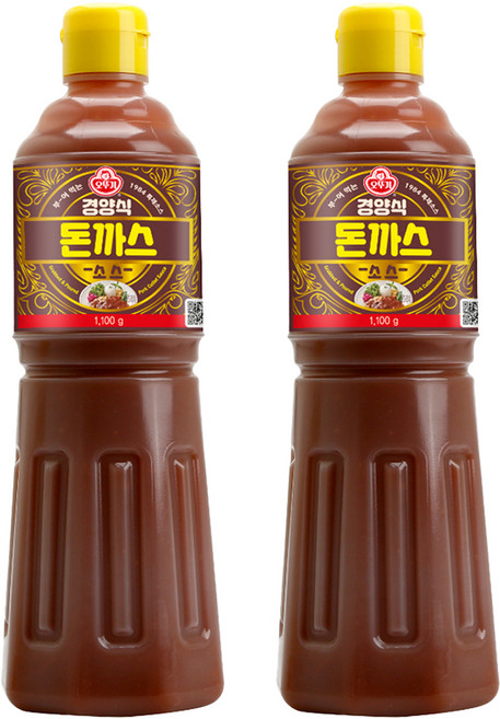 오뚜기 경양식 돈까스소스, 1.1kg, 2개