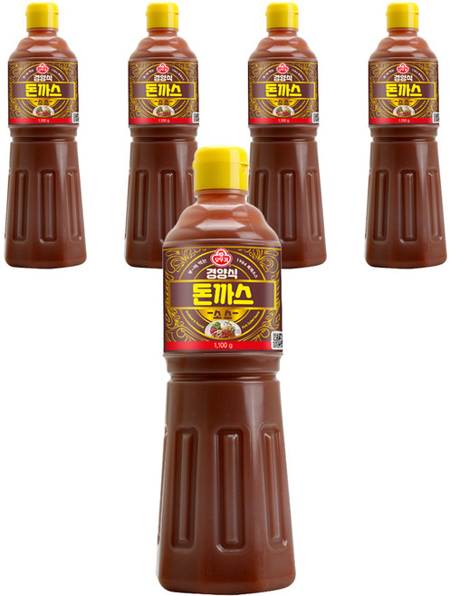 오뚜기 경양식 돈까스소스, 1.1kg, 5개