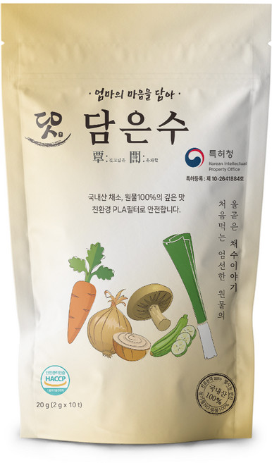 담은수 채수 티백, 20g, 1개